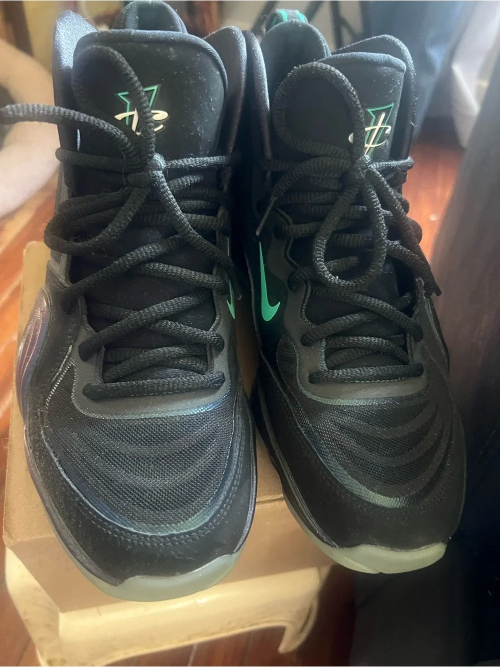 Nike Black Iridescent High-Top Sneakers